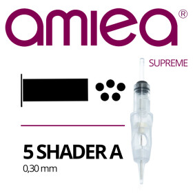 AMIEA - Cartridges - Supreme - 5 Shader - 0,30 mm - 15...
