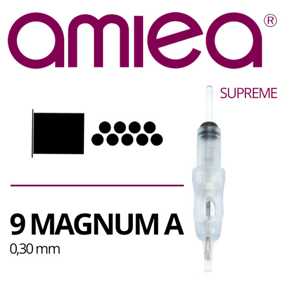 AMIEA - Cartridges - Supreme - 9 Magnum - 0,30 mm - 15 Stk/Pack
