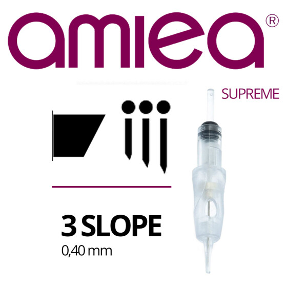 AMIEA - Cartridges - Supreme - 3 Slope - 0,40 mm - 15 Stk/Pack