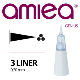 AMIEA - Cartridges - Genius - 3 Liner - 0,30 mm - 10...