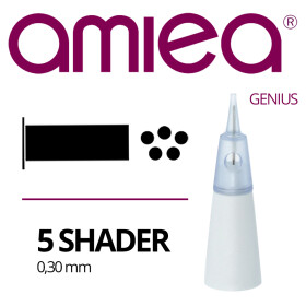 AMIEA - Cartridges - Genius - 5 Shader - 0,30 mm - 10 Stk/Pack