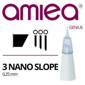 AMIEA - Cartridges - Genius - 3 Nano Slope - 0,25 mm - 10...