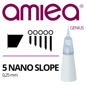AMIEA - Cartridges - Genius - 5 Nano Slope - 0,25 mm - 10...