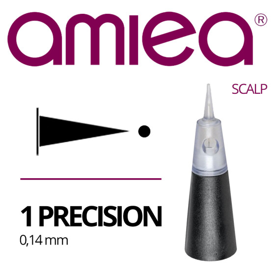 AMIEA - Cartridges - Scalp Vytal - 1 Precision - 0.14 mm - 5 pcs/pack