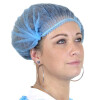 Disposable Head Covering Cap - Blue