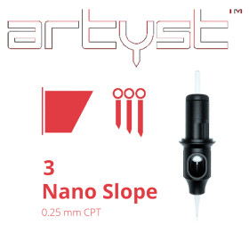ARTYST by Cheyenne - Basic PMU Cartridges - 3 Nano Slope - 0,25 mm CPT - 20 pcs/pack