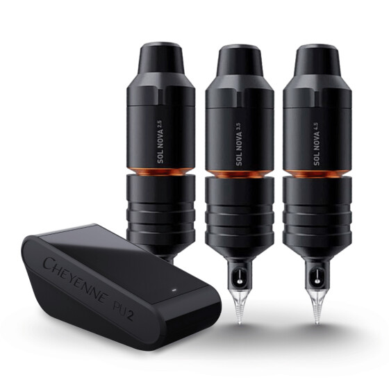 CHEYENNE - BUNDLE - Tattoo Pen Sol Nova und Netzgerät PU2