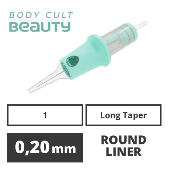 BODY CULT BEAUTY - Precision PMU Cartridges - 1 Round Liner 0,20 mm LT Soft - 20 Stk.