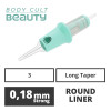 BODY CULT BEAUTY - Precision PMU Cartridges - 3 Round Liner 0,18 mm LT Strong - 20 Stk.