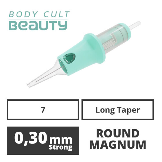 BODY CULT BEAUTY - Precision PMU Cartridges - 7 Round Magnum 0,30 mm LT Strong - 20 Stk.