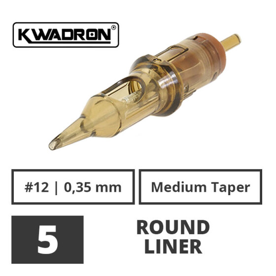 KWADRON - Tattoo Nadelmodule - 5 Round Liner - 0,35 MT 1 Stück