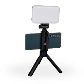 LED Selfie Light Set - Foto-/Videolampe mit Kameralinse